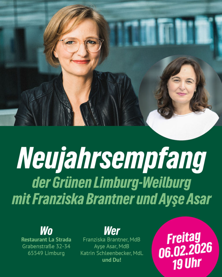 Neujahrsempfang mit Franziska Brantner und Ayse Asar am 6. Februar 2026